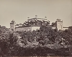 Secundra Near Agra. The Mausoleum of the Emperor Akbar by Samuel Bourne (British, 1834–1912)