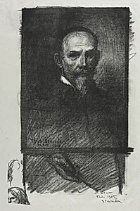 Self-Portrait by Théophile Alexandre Steinlen (Swiss, 1859–1923)