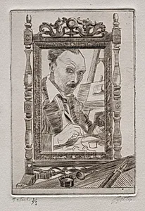 Self-Portrait by Pierre Louis Gatier (French, 1878–1944)