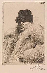 Self-Portrait by Anders Zorn (Swedish, 1860–1920)