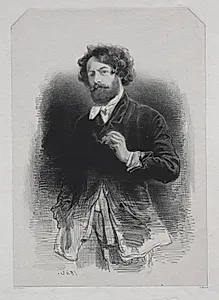 Self-Portrait by Paul Gavarni (French, 1804–1866)