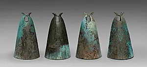 Set of Bells with Diamond-Shaped Insignia by Unknown Artist