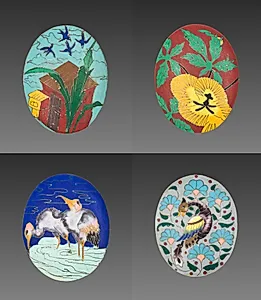 Set of Four Locket Panels
