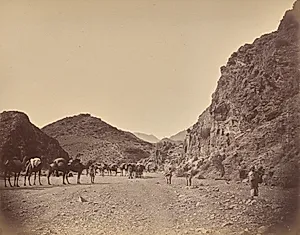 Shadi Bagiar, Entrance to Khyber Pass by John Burke (Irish, 1845–1915)
