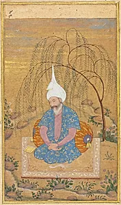 Shah Tahmasp I (1514–1576) Seated in a Landscape by Unknown Artist