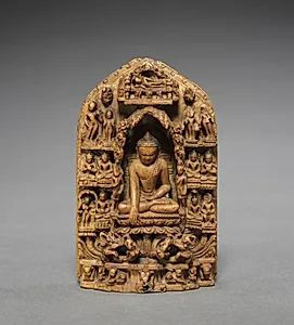 Shakyamuni Buddha Calling the Earth to Witness his Enlightenment by Unknown Artist