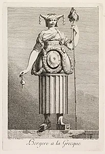 Shepherdess in the Greek Style, Plate 4