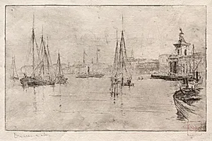 Shipping by Frank Duveneck (American, 1848–1919)
