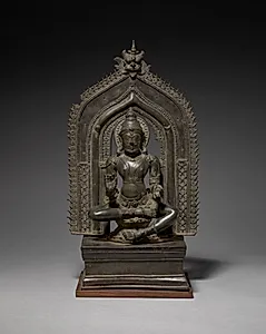 Shrine with a Seated Male Deity by Unknown Artist