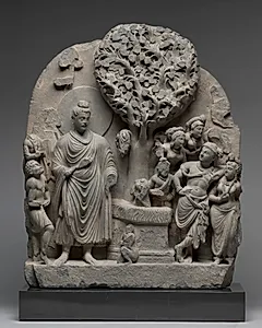 Siddhartha at the Bodhi Tree by Unknown Artist