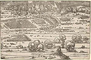 Siege of a Fortress:  Left Portion