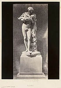Silenus Holding the Child Dionysus, Louvre Museum, Paris by Charles Soulier (French, 1830–1900)