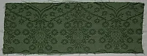 Silk Damask Textile by Unknown Artist