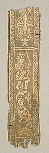 Silk Decorative Tunic Band with a Hunter by Unknown Artist
