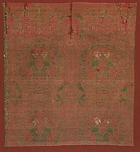 Silk Fragment by Unknown Artist