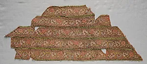 Silk Fragments (pieced together) by Unknown Artist