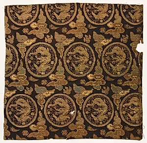 Silk Textile by Unknown Artist