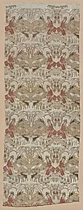Silk Textile with Goatherds in a Landscape by Unknown Artist