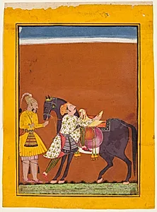 Sindhu (Saindhava) Ragaputra of Shri Raga, from a Ragamala by Unknown Artist