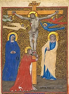 Single Leaf from a Missal: The Crucifixion