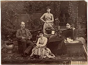Sir Auckland Colvin and Family, Shimla by Raja Deen Dayal (Indian, 1844–1905)