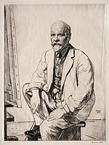 Sir George Claussen by Francis Dodd (British, 1874–1949)