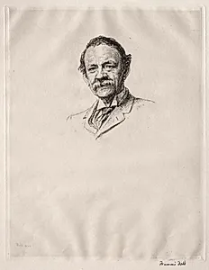 Sir Joseph John Thomson by Francis Dodd (British, 1874–1949)