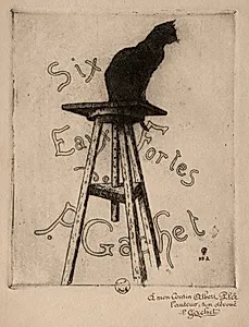 Six Etchings: Frontispiece by Paul Gachet (French, 1828–1909)