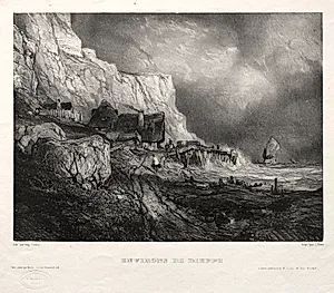 Six Marines:  Environs de Dieppe by Eugène Isabey (French, 1803–1886)