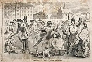 Skating at Boston by Winslow Homer (American, 1836–1910)