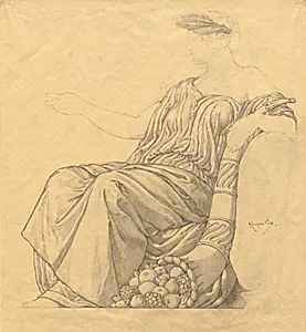 Sketch by Kenyon Cox (American, 1856–1919)