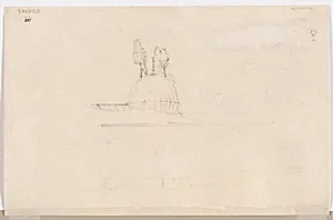 Sketch for Pavilion Near a Mosque (verso) by Félix Ziem (French, 1821–1911)