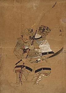 Sketch Model for Portraits of Minamoto Tametomo by Unknown Artist