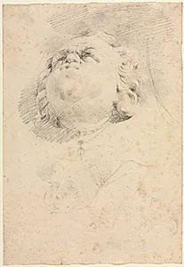 Sketch of a Heads after Giambologna's Neptune Fountain
