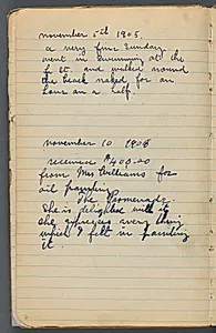 Sketchbook, page 006: Notes  by Maurice Prendergast (American, 1858–1924)