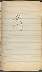 Sketchbook, page 068: Figure  by Maurice Prendergast (American, 1858–1924)