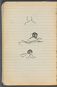 Sketchbook, page 069: Figures  by Maurice Prendergast (American, 1858–1924)