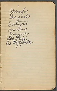 Sketchbook, page 167: Notes  by Maurice Prendergast (American, 1858–1924)