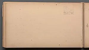 Sketchbook, page 17: Dixville Notch, Maine by Sanford Robinson Gifford (American, 1823–1880)