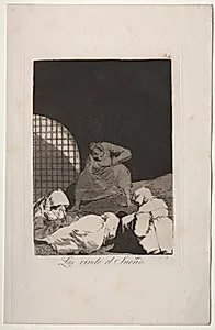 Sleep Overcomes Them, Plate 34 by Francisco de Goya (Spanish, 1746–1828)