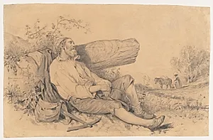 Sleeping Field Worker