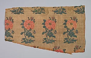 Sleeve with rose bushes and butterflies by Unknown Artist