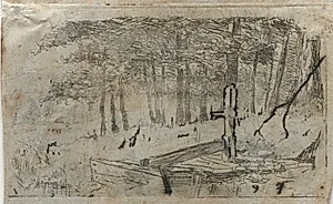 Small Study of Trees by Otto H. Bacher (American, 1856–1909)