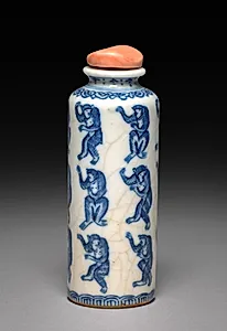 Snuff Bottle with Stopper by Unknown Artist