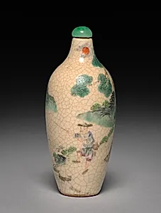 Snuff Bottle with Stopper by Unknown Artist
