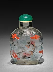 Snuff Bottle with Stopper by Unknown Artist