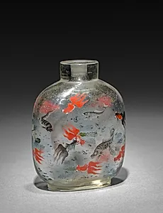 Snuff Bottle with Stopper by Unknown Artist