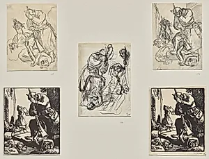 Soldat allemand by Auguste Louis Lepère (French, 1849–1918)