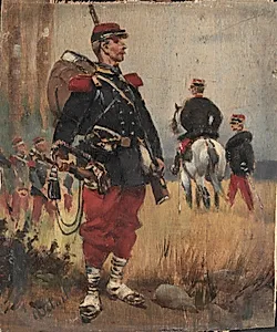 Soldiers by Édouard Detaille (French, 1848–1912)