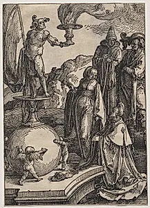 Solomon's Idolatry by Lucas van Leyden (Dutch, 1494–1533)